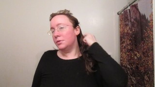 Hair Journal: Combing Long Curly Strawberry Blonde Hair - Week 18 (ASMR)