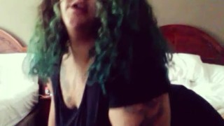 dry humping my bed