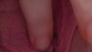 My wife enjoying her pussy for me