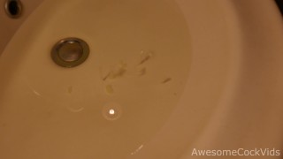 Electric Toothbrush Vibrator and Cum Without Touching on water 1080p HD