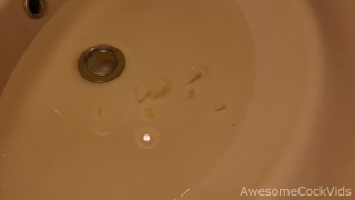 Electric Toothbrush Vibrator and Cum Without Touching on water 1080p HD