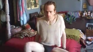 Dream ginger jerking off