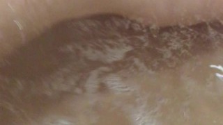 pussy play in the bath fast clit rubbing
