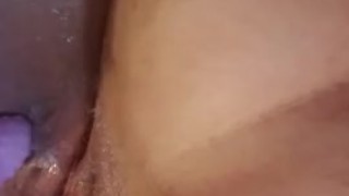 Morning orgasm gets me extra wet