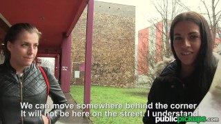 Mofos - Euro Chick Flashes Ass for Cash