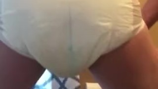 He pees in diaper