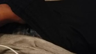 Playing with my dick on soft