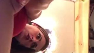 Jess fucks her ass with pink dildo while Sid 