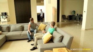 NextDoor Brandon Wilde Caught Fucking by Roomie