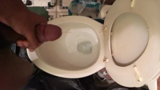Quick Bathroom Cumshot