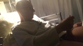 Wanking at the hospital- next to my roomies
