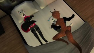 Well Stuffed Kitty - Threesome Fun (M)(M)(F)