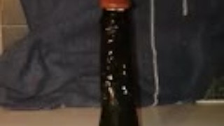Big black dildo fucking my ass