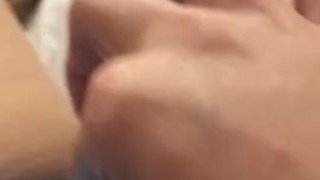 Rubbing my super cute cameotoe then moving panties to show my pussy