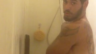 me in shower