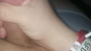 Lubing my dick up and jerking to porn