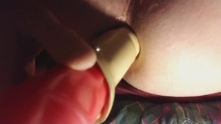 First HD anal play with serious closeups