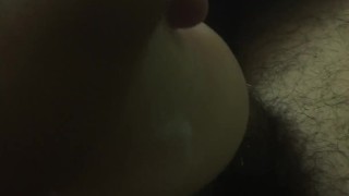 Stroking my Hard Cock and Cumming in my Pocket Pussy