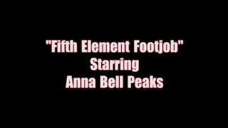 Red Head Anna Bell Peaks Gives Amazing Footjob in Fucked Feet Scene!