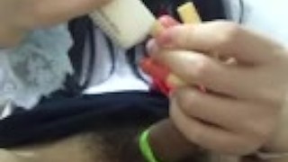 猫伪娘 牛奶`MILK~URETHRA PLAY~~