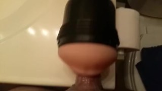 Oral Fleshlight fucking