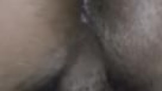 Ebony BBW slams on the dick hard