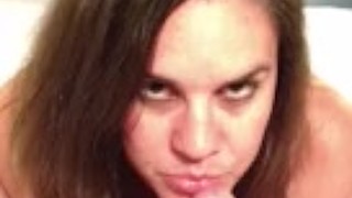 Sexy wife Becky Tailor POV dick sucking, pt. 1