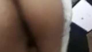 Teen boy showing off his hairy ass