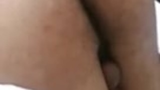 Teen boy showing off his hairy ass