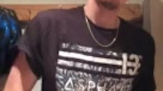 jerking off in the shed