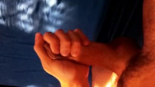 College dorm Huge cumshot (edging masturbation)