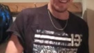 Jerking off in shed