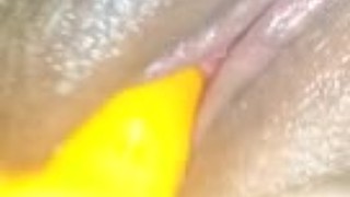 Close up playing with my wet pussy