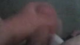 Stroking cock