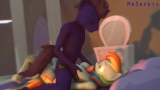 Archived - MLP Futa RainbowDash Impregnted by Male OC