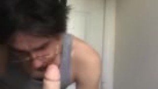 My Large Dildo- Blowjob