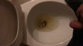 Slow motion urination