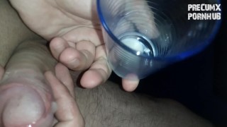 Cumming in a glass