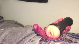 Fleshlight creampie! JOI from Jennagreenxo on Chaturbate
