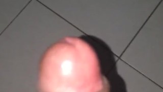Uncircumcised masturbating