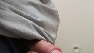 Letting you Peek my cock