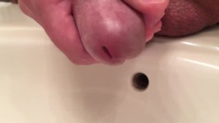 Close-up Peeing