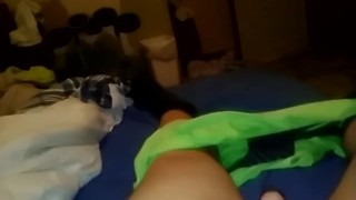 Redhead masturbates until he cums