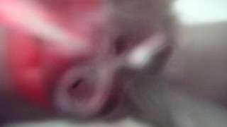 Peeing closeup