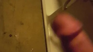 Huge cumshot masturbation