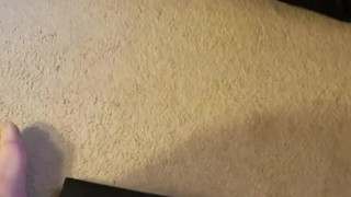  boy cums HARD with thick veiny cock