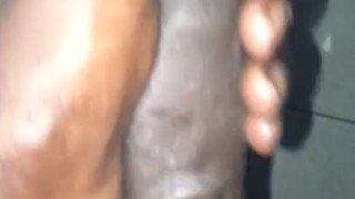 Teasing black cock