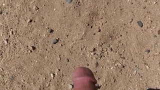 Pissing outside