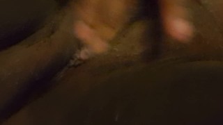 Wet pink pussy