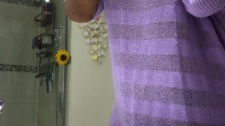 ASMR - Girlfriend Roleplay - See Through Shirt - EbonyLovers